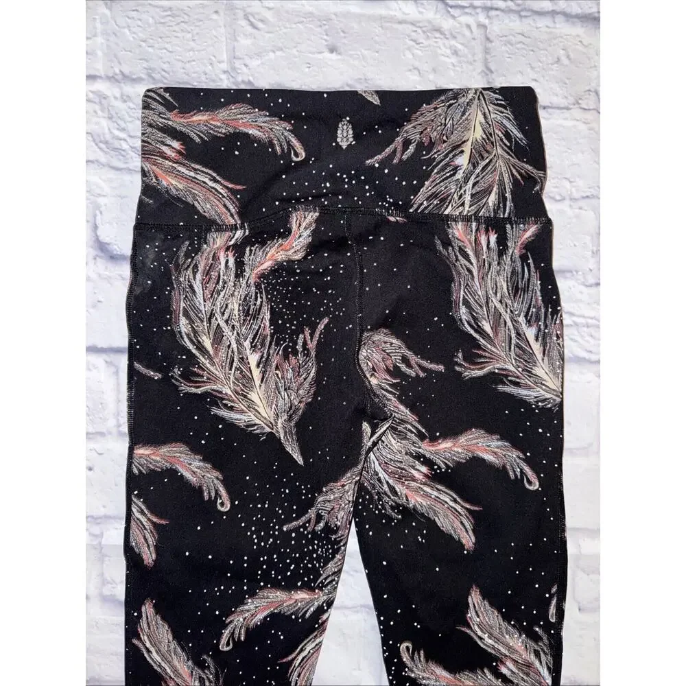 FREE PEOPLE Movement Serene Printed 7/8 Reflective Compression‎ Leggings Size XS